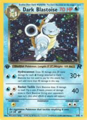 Dark Blastoise - 3/82 - Holo Rare - 1st Edition